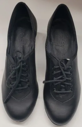 1.25" Holly -- Women"s Practice Ballroom Oxford -- Black Narrow Fit Fresh Drop
