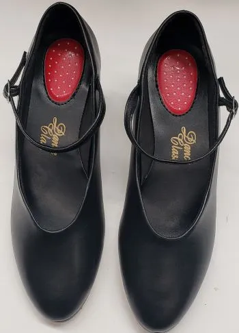 1.5" Cheyenne -- Women's Character Shoe -- Black Stone Gray Red Glow