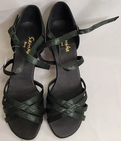 2.5" Rosa -- Flare Heel Latin Sandal Soul Walk Zip Fast