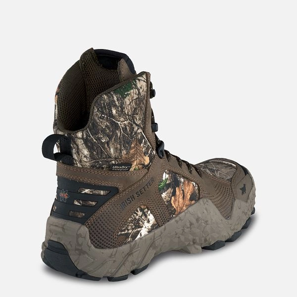 2831 Irish Setter Men's Vaprtrek 8" WP Real Tree Camouflage Chic Sporty Sandals