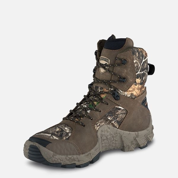 Vacation Footwear 2831 Irish Setter Men's Vaprtrek 8" WP Real Tree Camouflage