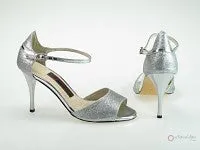 3.5" Debra -- Ultra Slim Heel Latin Sandal Vintage Mood