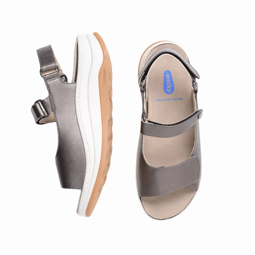 Lace Tie Adjustable Straps Adura | Biocare Vegan Leather | Inox