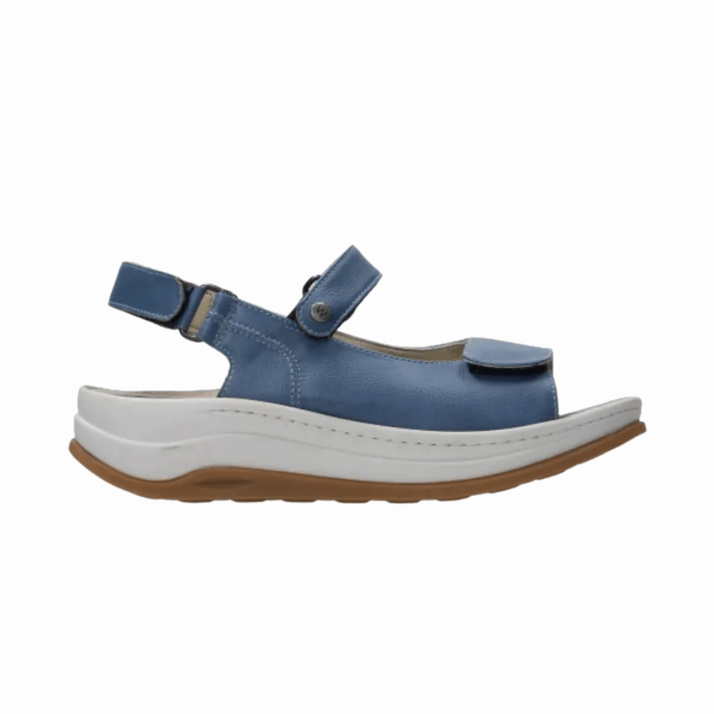 Adura | Biocare Vegan Leather | Sky Blue Curve Hug Flexibility