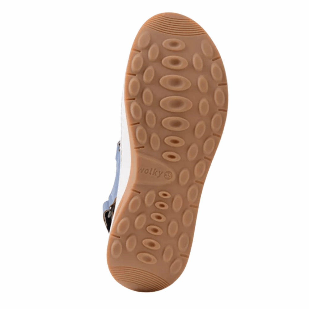 Shockproof Rubber Sole Adura | Biocare Vegan Leather | Sky Blue