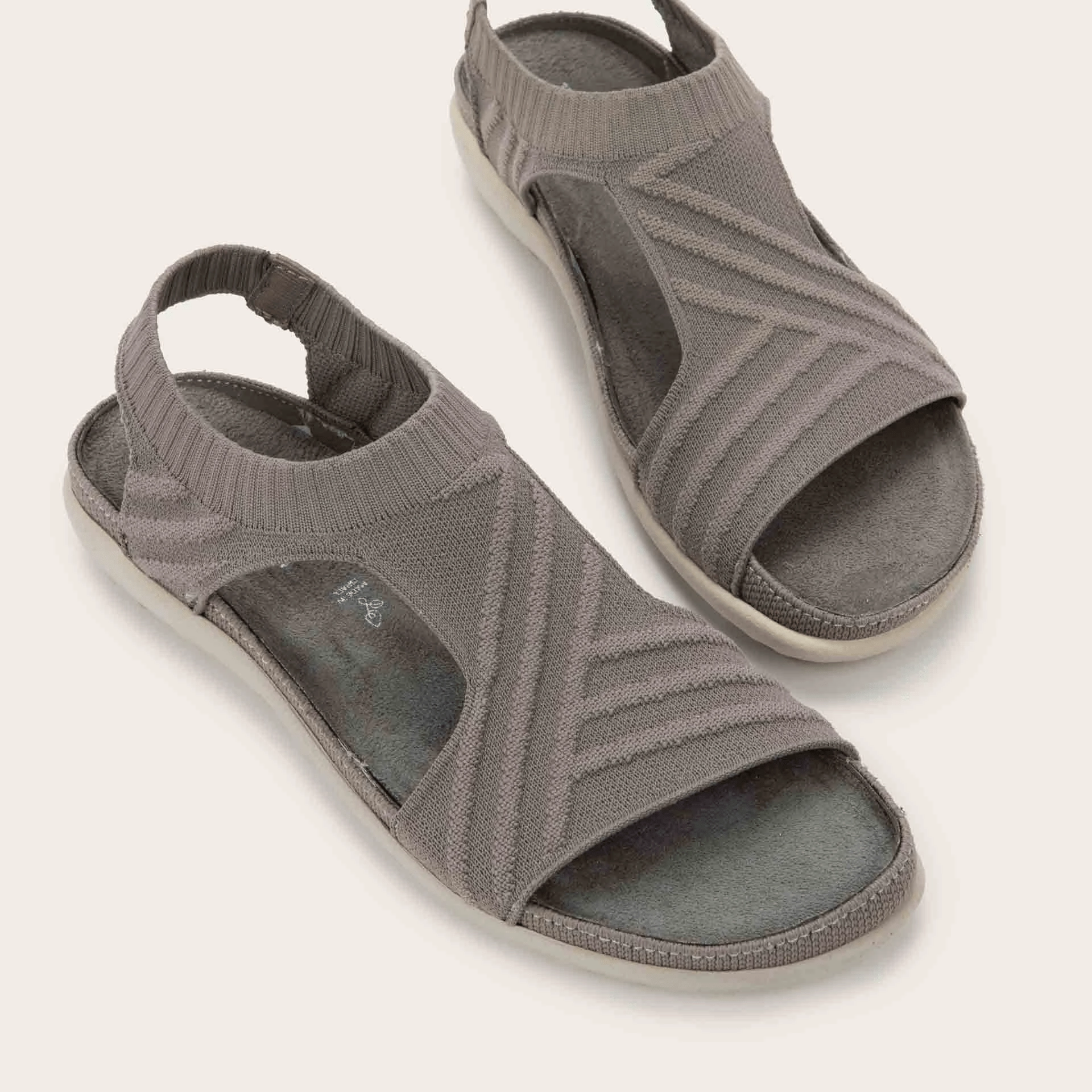 Slip Resistant Kawhia | Vegan | Knit | Taupe