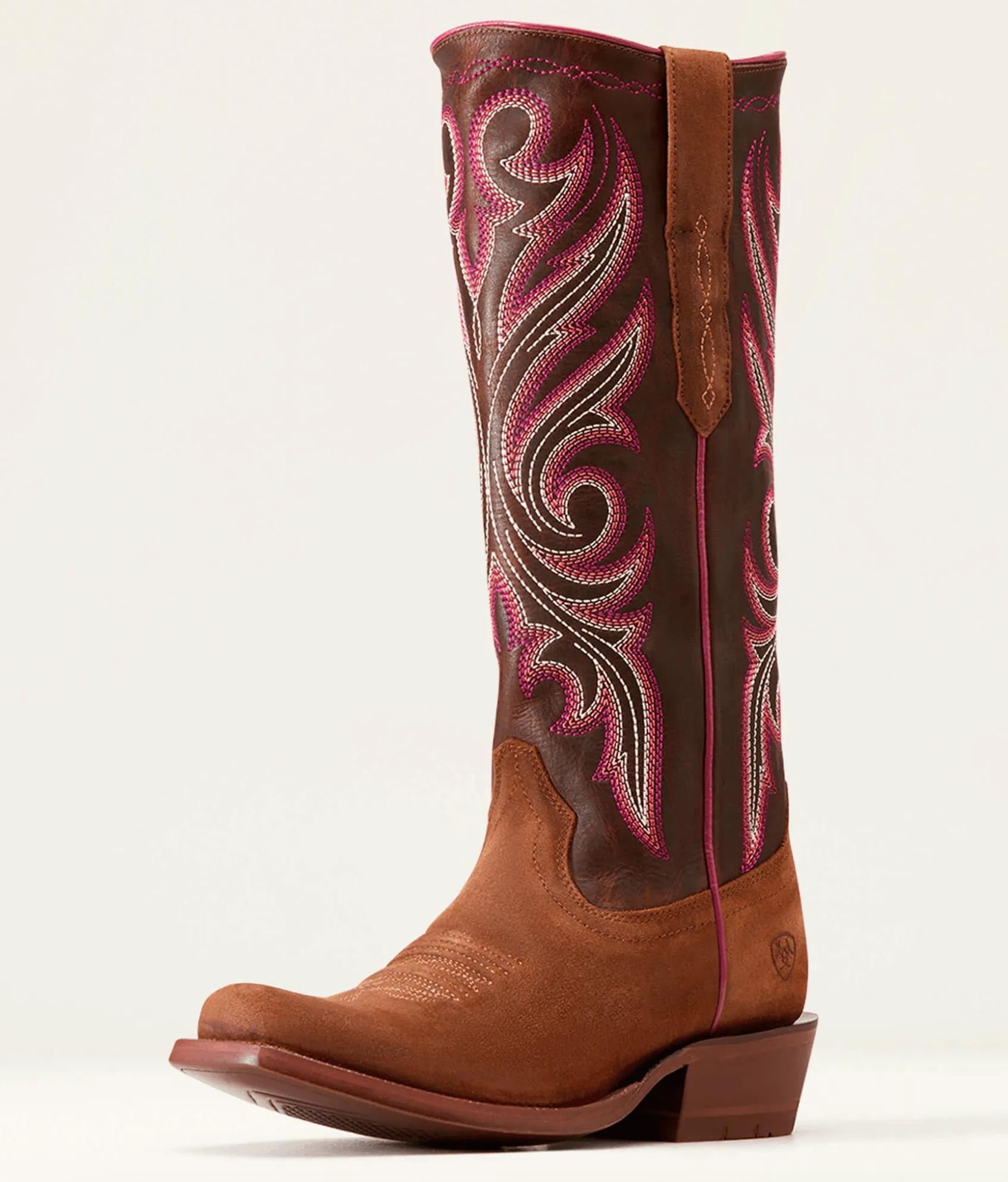 Ariat Women's Futurity Starlight Brown StretchFit Western Cowgirl Boot 10047044 Weekend Fit