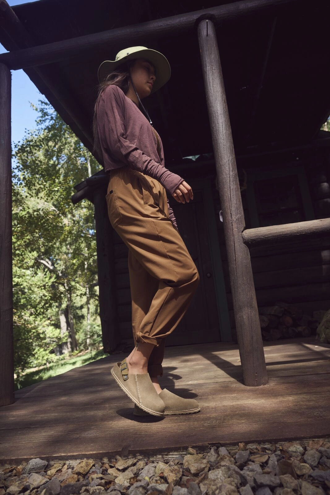 Sole Soft Comfort Heel Lutry | Suede | Gray Taupe