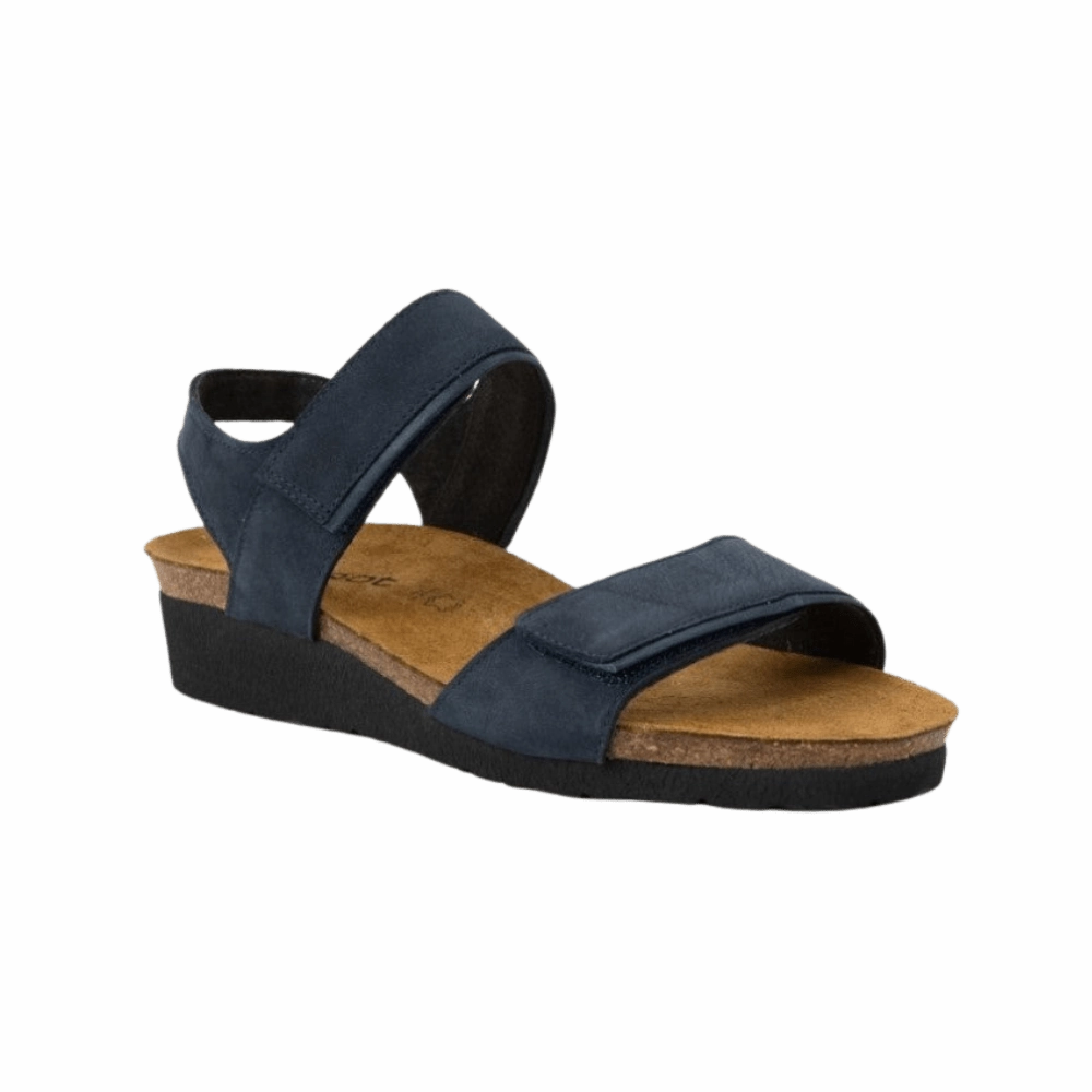 Aisha | Nubuck | Navy Velvet/Soft Ink Durable Build Height Plus
