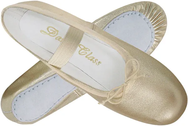 Alice -- Women's Full Sole Ballet -- Gold Early Jog Ventilated Design