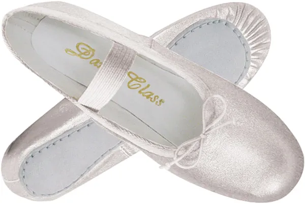 Arch Support Daily Walk Light Step Alice -- Women's Full Sole Ballet -- Silver