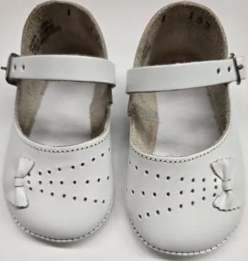 Rida -- Infant's Mary Jane Strap Shoe -- White Water Edge Peace Step