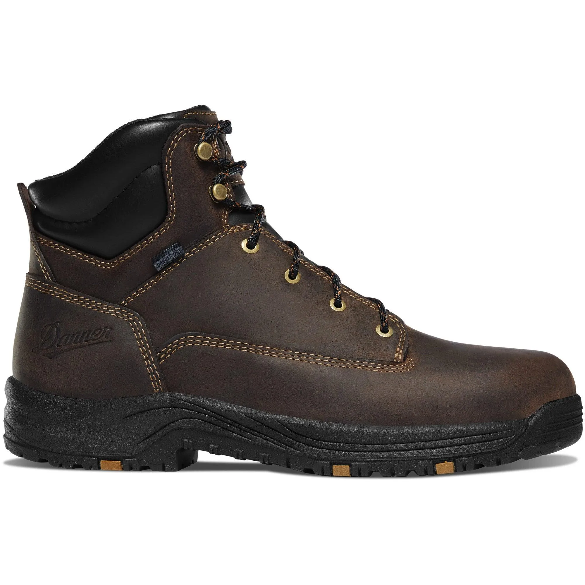 Danner Men's Caliper 6" Brown Waterproof And Slip Resistant Work Boots 19452 Trendy Design