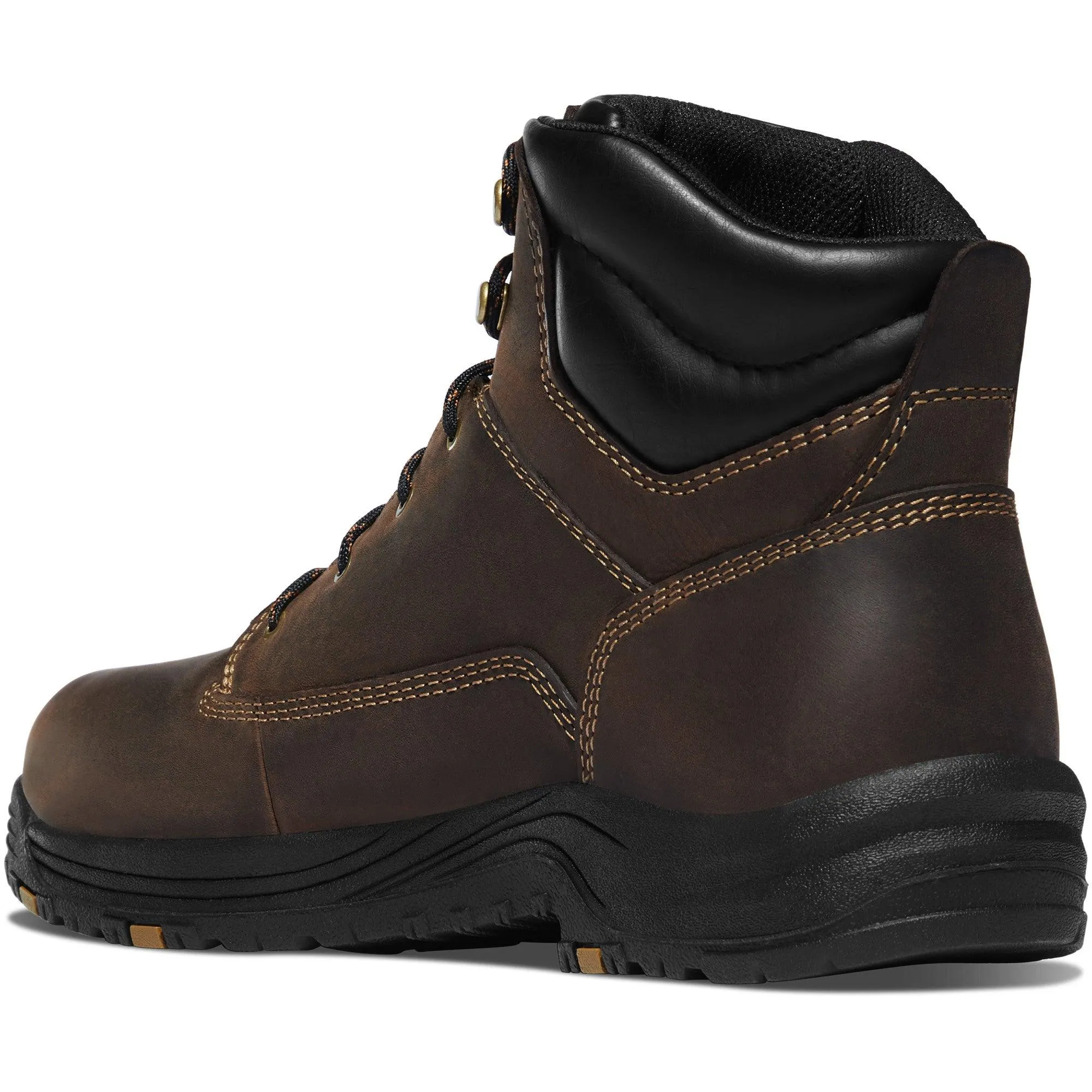 Energy return Danner Men's Caliper 6" Brown Waterproof And Slip Resistant Work Boots 19452