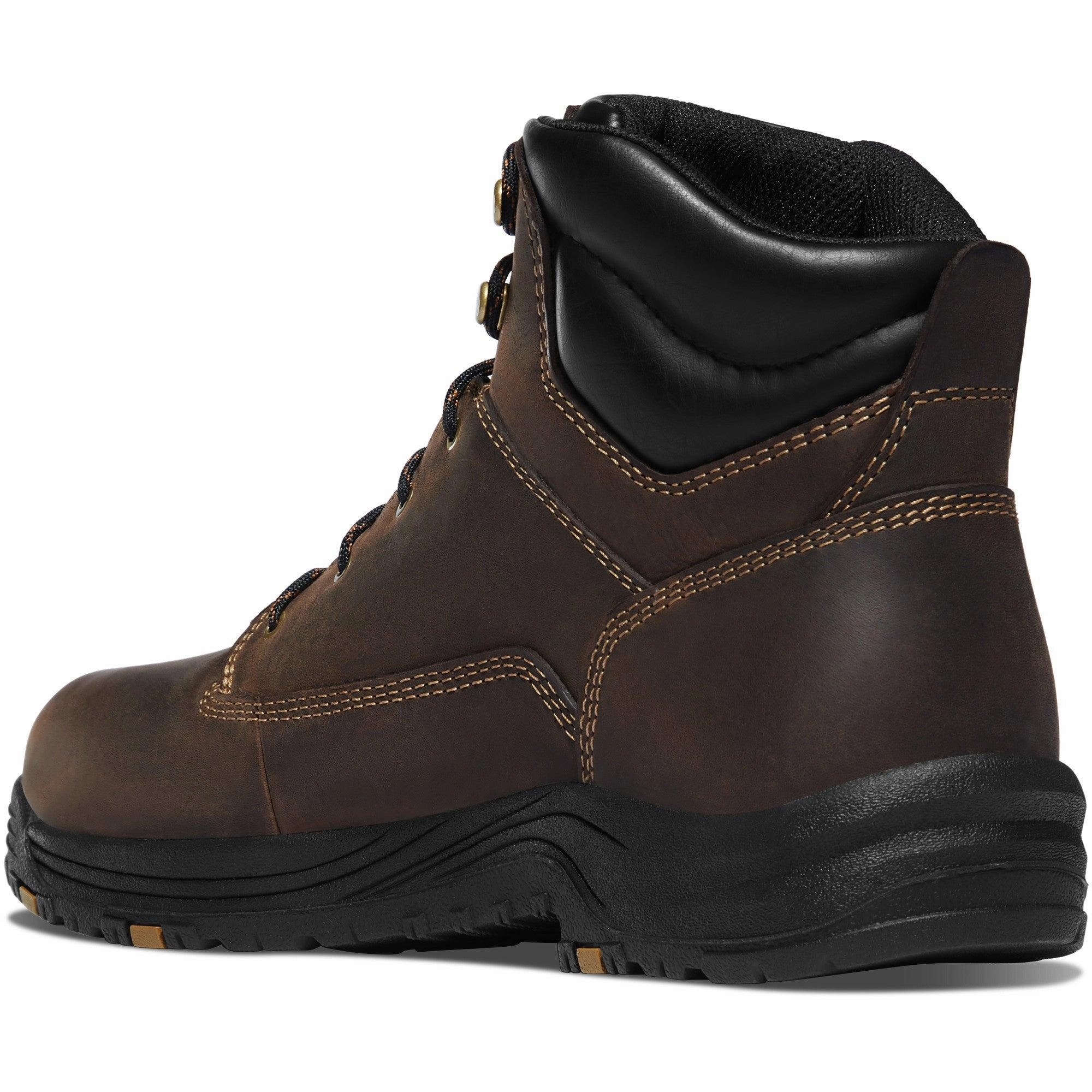 Energy return Danner Men's Caliper 6" Brown Waterproof And Slip Resistant Work Boots 19452