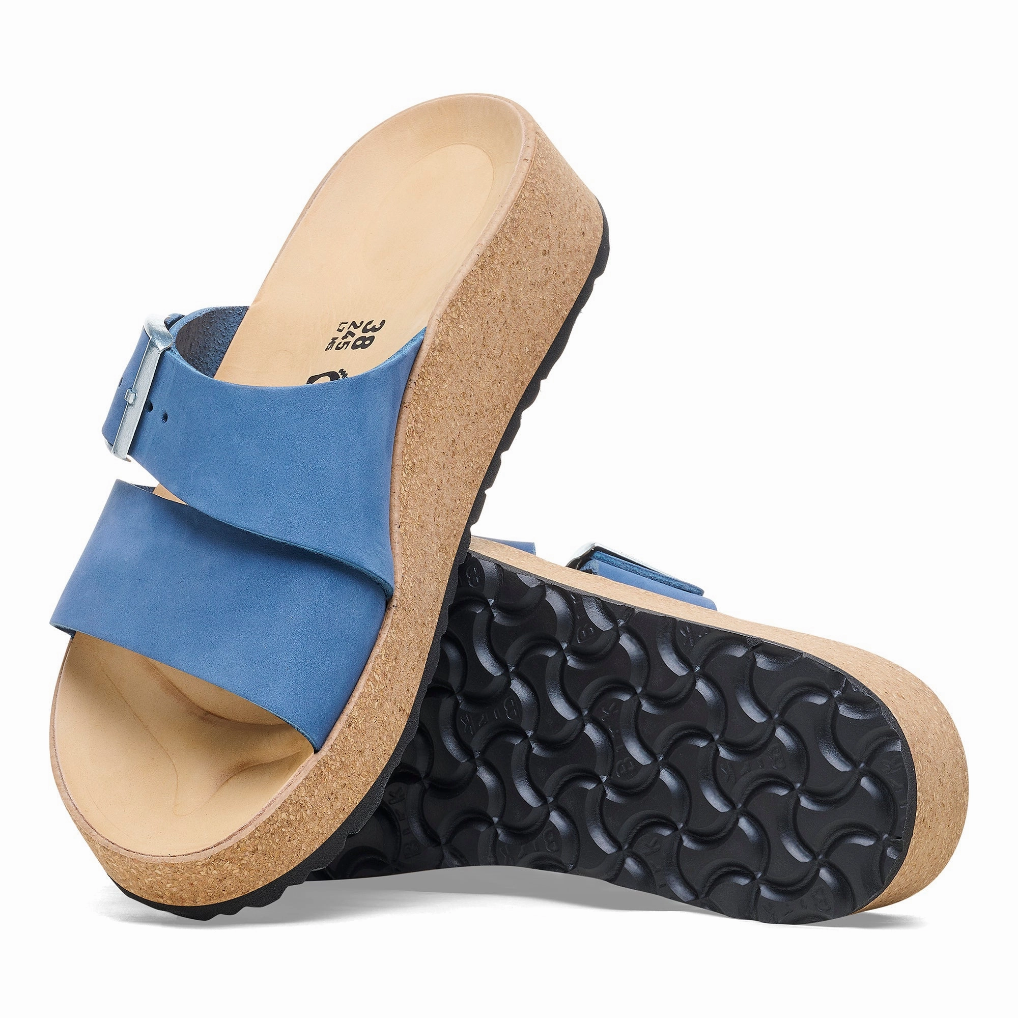Buckle Closure Almina | Nubuck | Elemental Blue