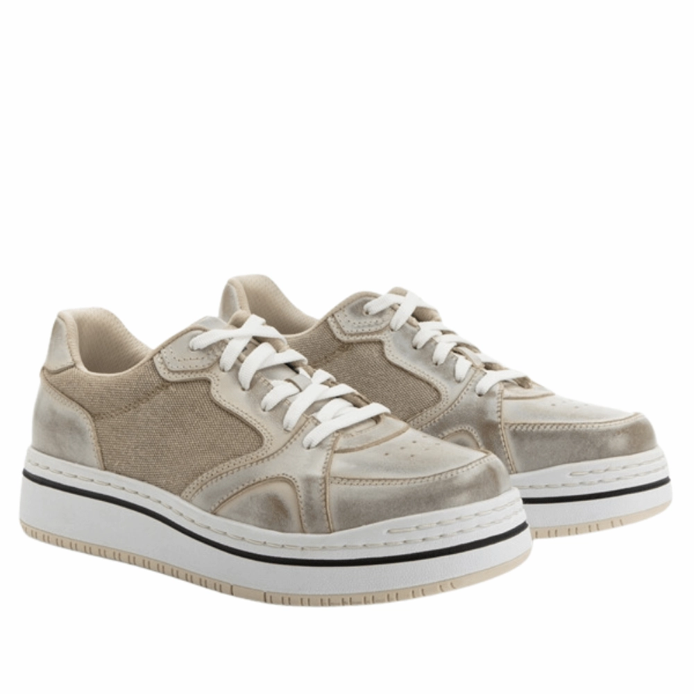 Alyster | Leather/Canvas | Cream Magic Mood