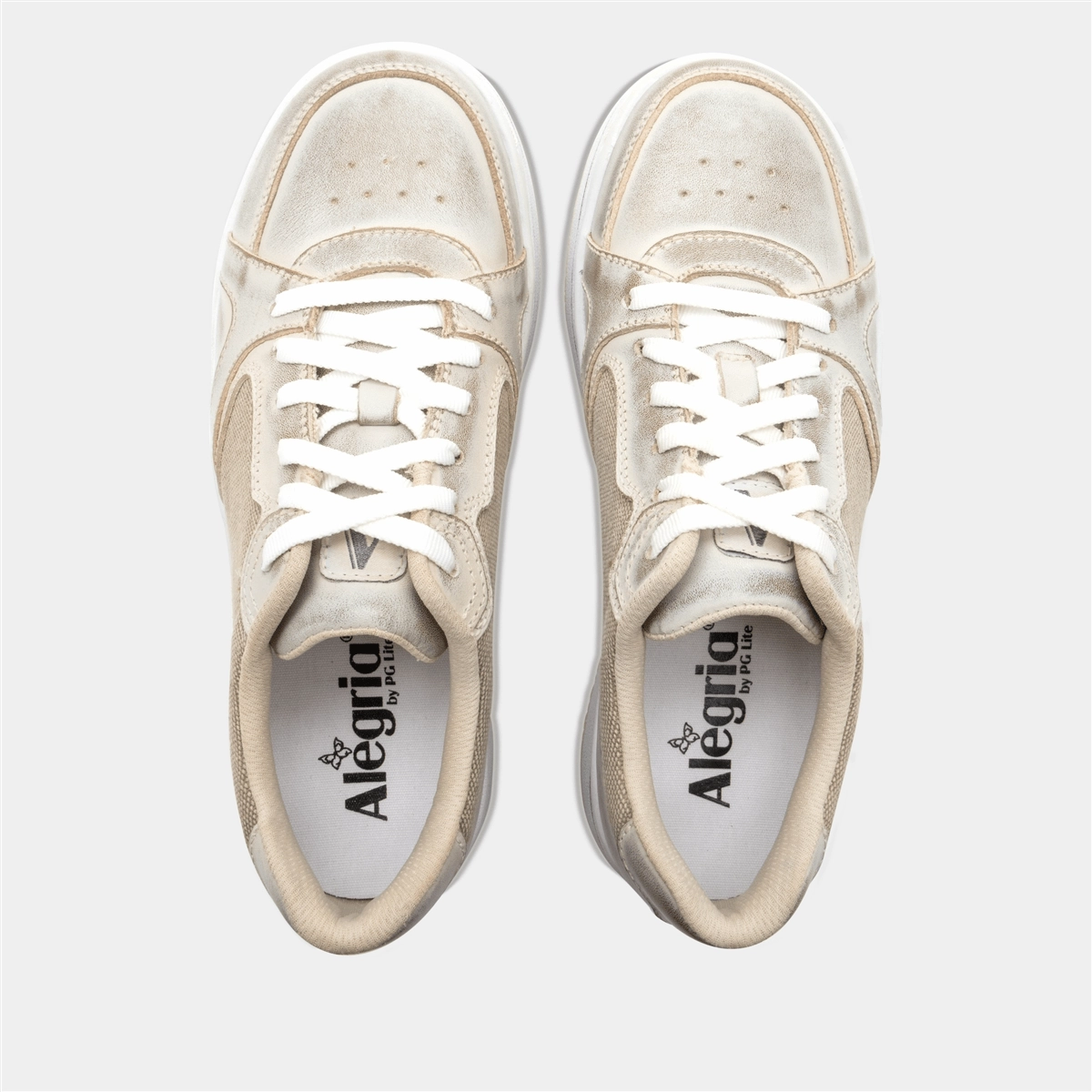 Alyster | Leather/Canvas | Cream Office Cool Ventilated