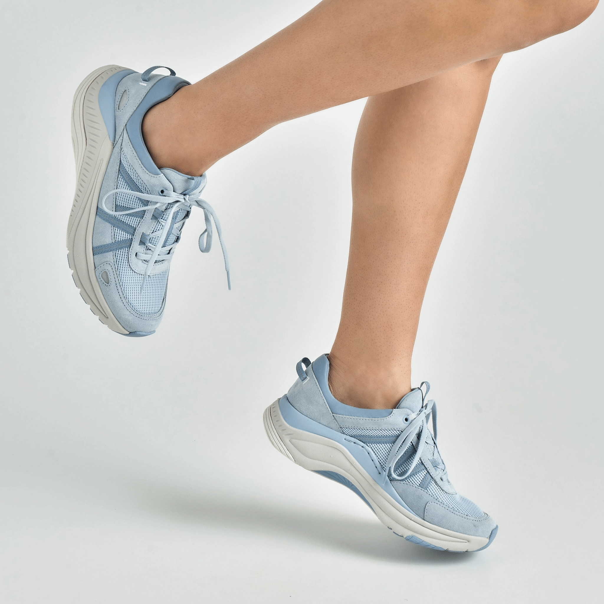 Street Mood Comfort Step Poppy | Suede | Sky