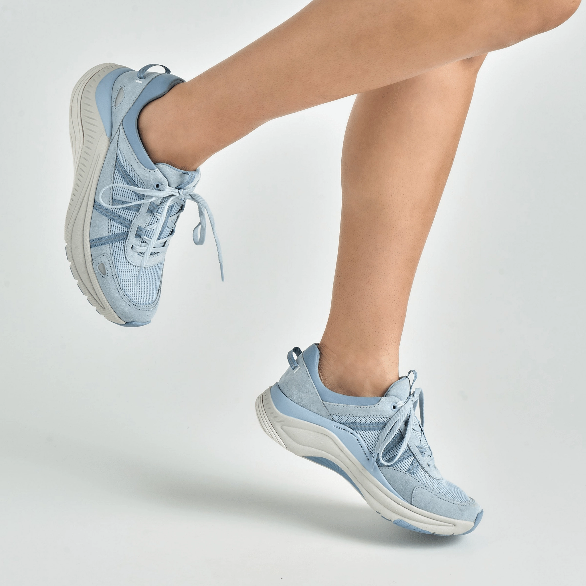 Street Mood Comfort Step Poppy | Suede | Sky