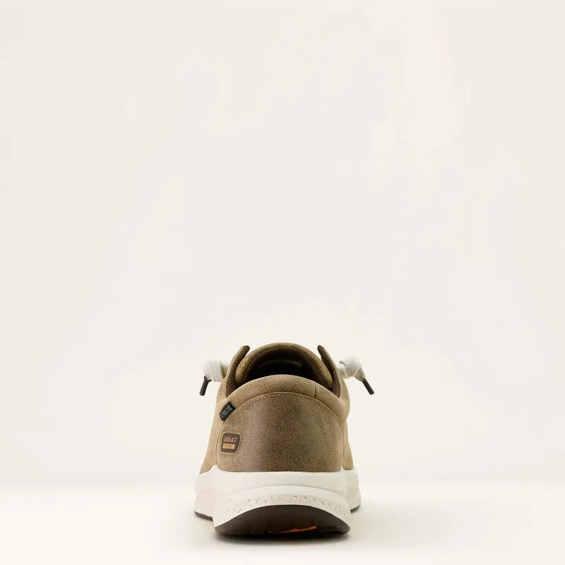 reinforced sole Quick Comfort Ariat Men's Brown Bomber Leather Buckeye Steel Toe Work Shoe 10063828