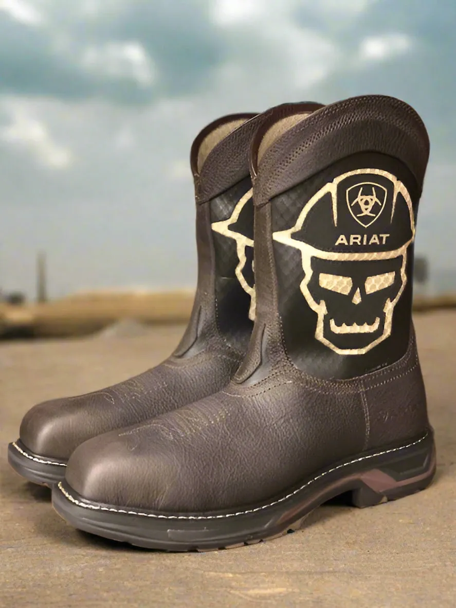 Ariat Men's Workhog XT VentTEK Iron Coffee Carbon Toe Work Boots 10031507 Winter Ready