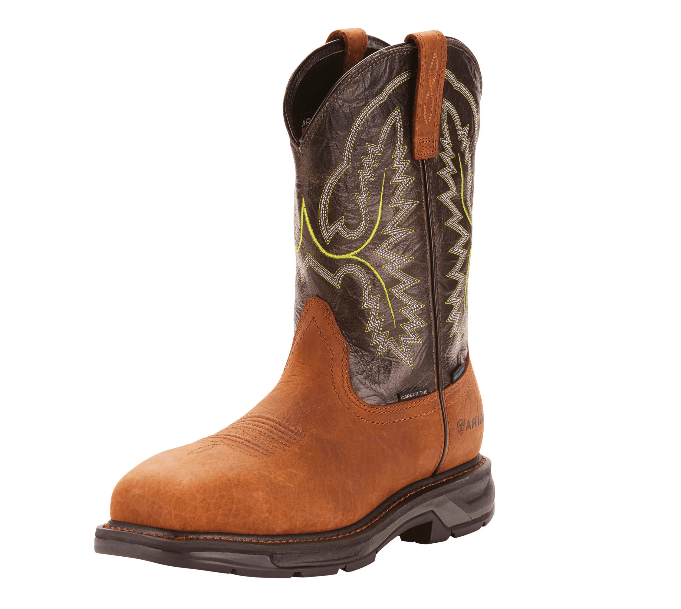 Ariat Men's WorkHog XT Waterproof Carbon Safety Toe Work Boot 10024966 Anti   Odor