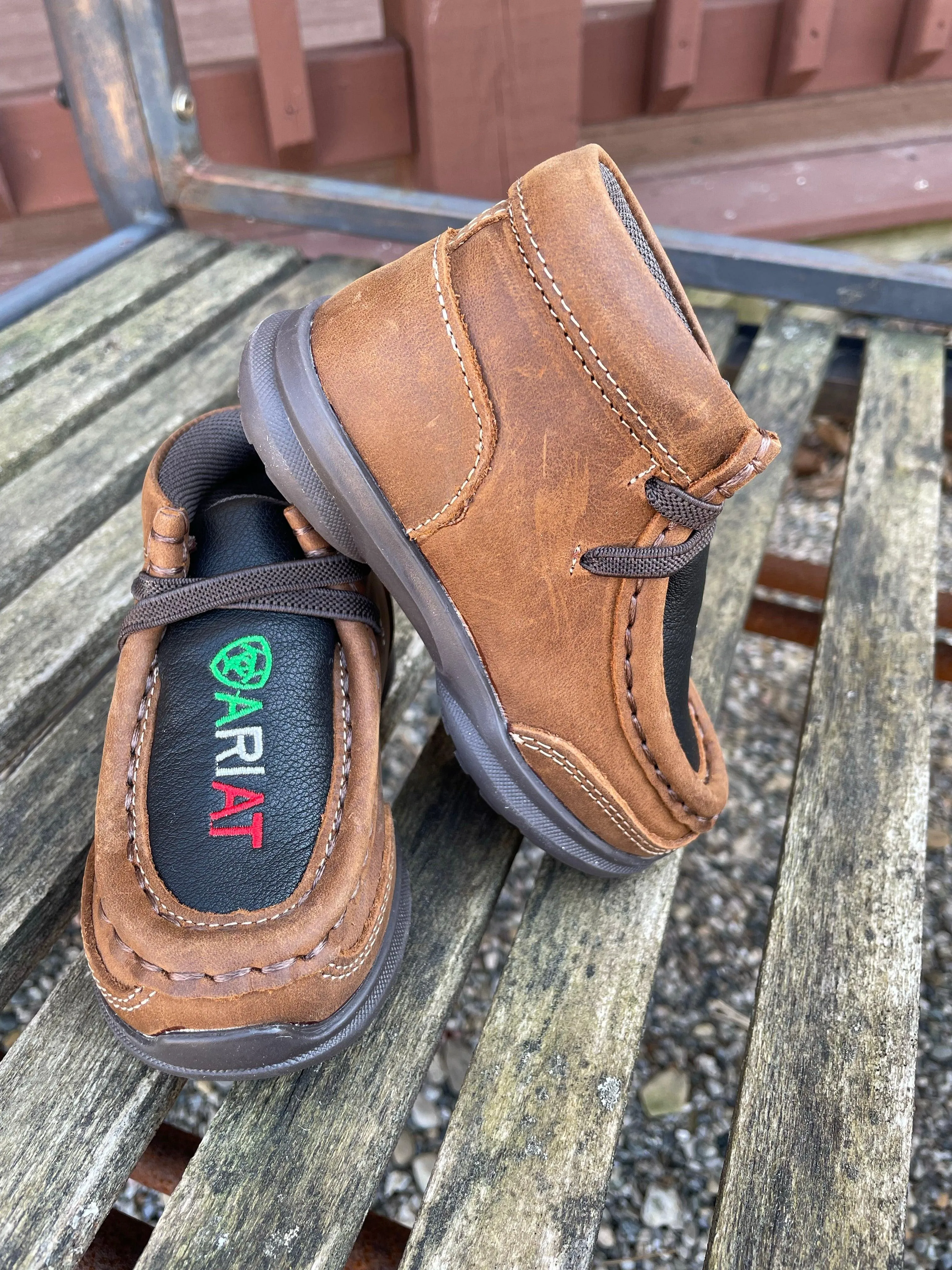 Sporty Vibe Slip-Resistant Sole Ariat Toddler's Lil' Stompers Mexico Miguel Casual Shoe A443001502