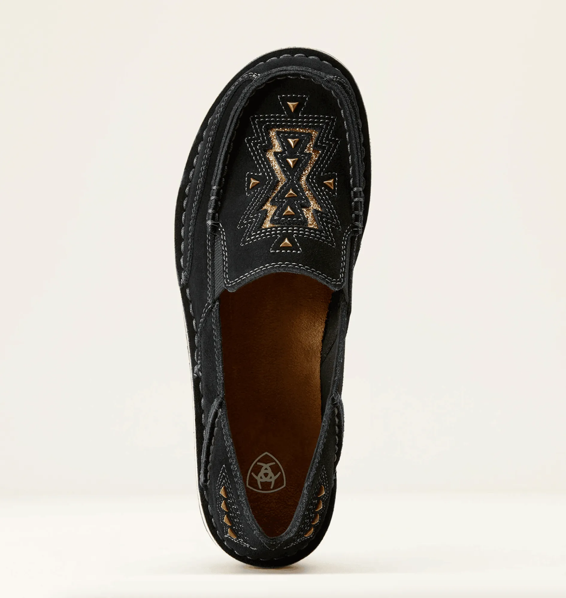 Navy Deep Ariat Women's Black Suede Shine Leather Cruiser Shoes 10046912