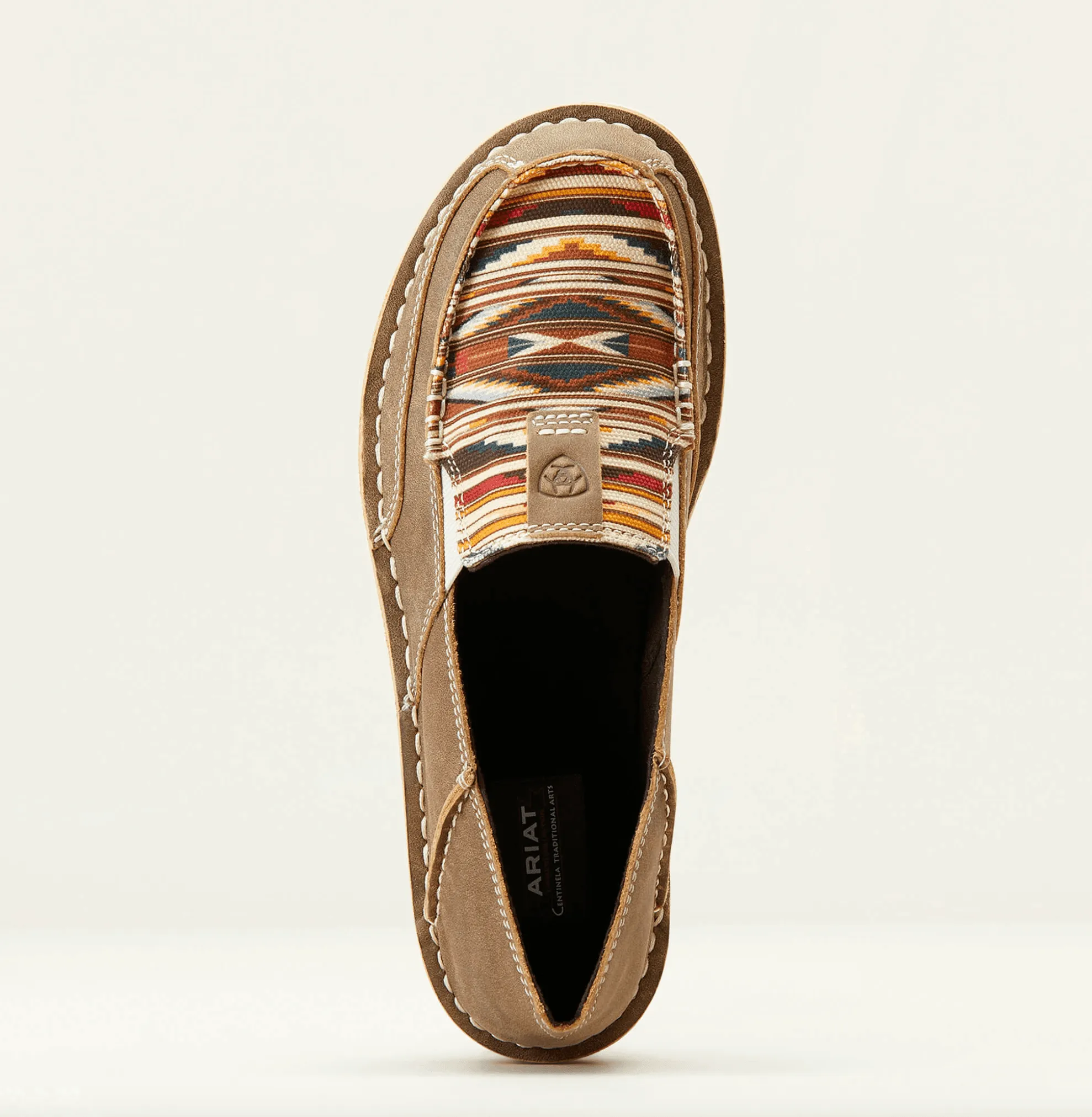 Dog Run Ariat Women's Brown Bomber Chimayo Leather Cruiser Shoes 10046902