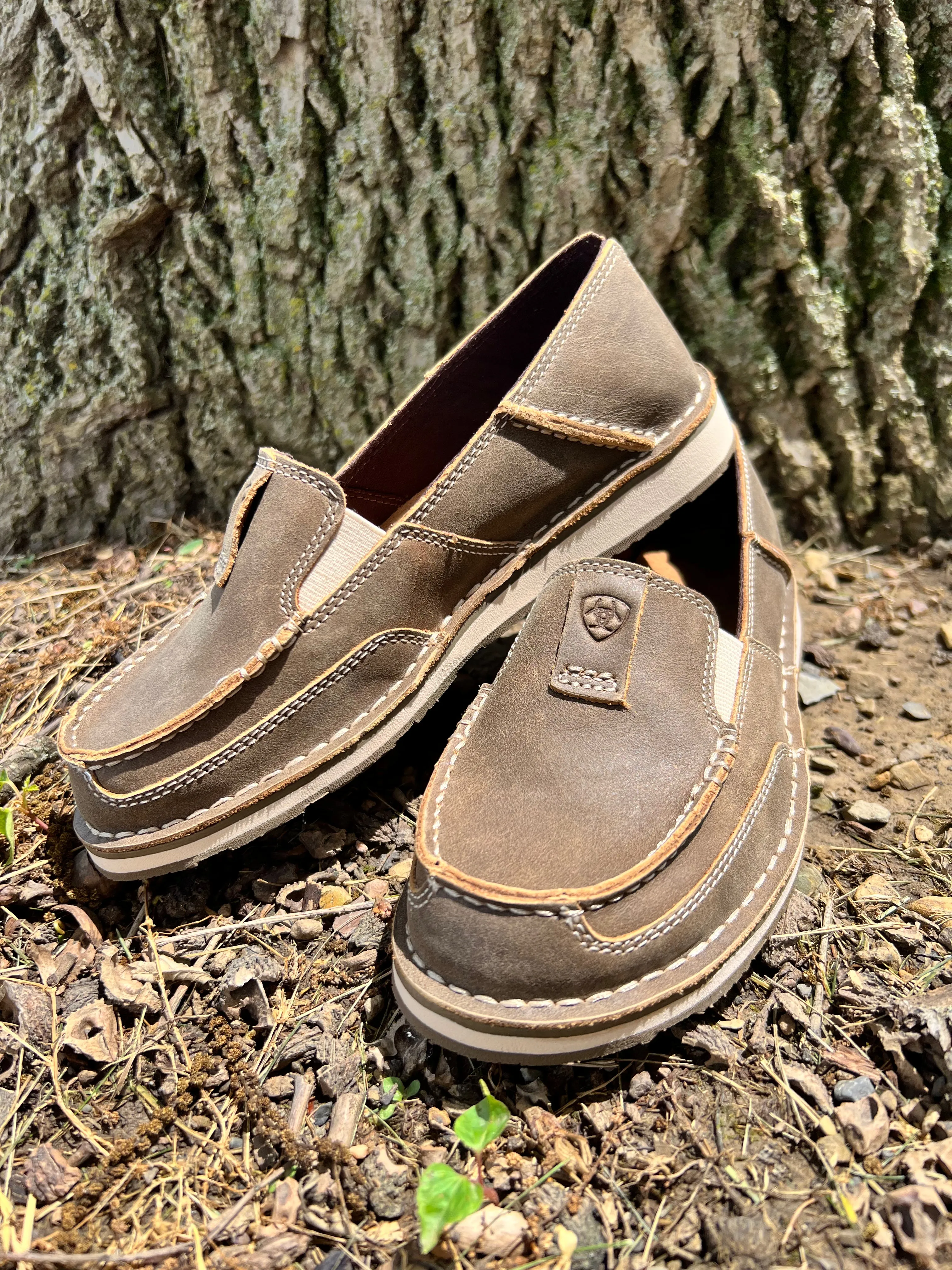 Ariat Women's Brown Bomber Cruiser Shoes 10023008 Moon Jog