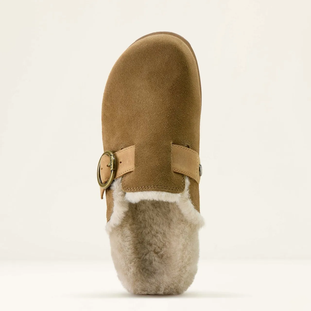 Family Pace Rain Day Ariat Women's Brown Suede Sherpa Country Mule Casual Shoe 10063811