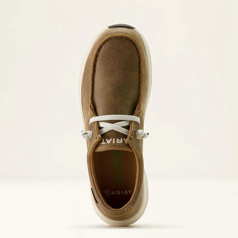 Ariat Women's Buckeye Brown Bomber Leather Steel Toe Work Shoe 10064035 Chilly Weather