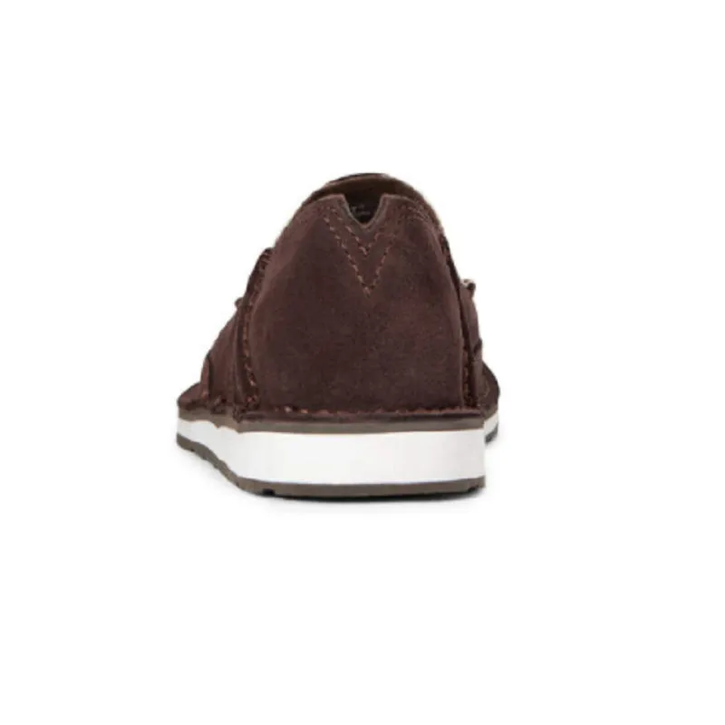Casual Look Ariat Women's Chocolate Chip Suede Hair On Leather Cruiser Shoes 10033932