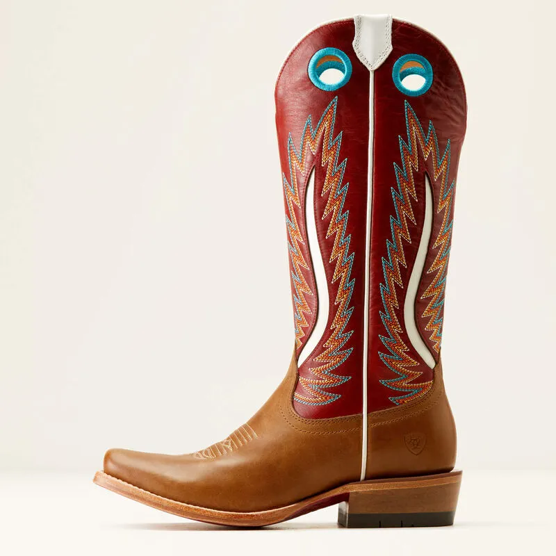 Fitness Enthusiast Rain Terrain Ariat Women's Futurity Fort Worth Dulce De Leche & Bolero Red Western Cowgirl Boots 10051016