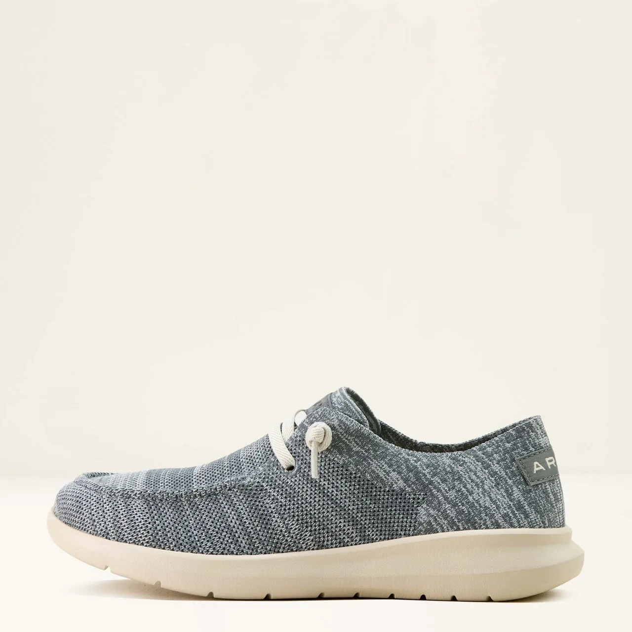 Comfort footbed construction Ariat Women's Heathered Storm Grey Knit Hilo Casual Shoe 10063815