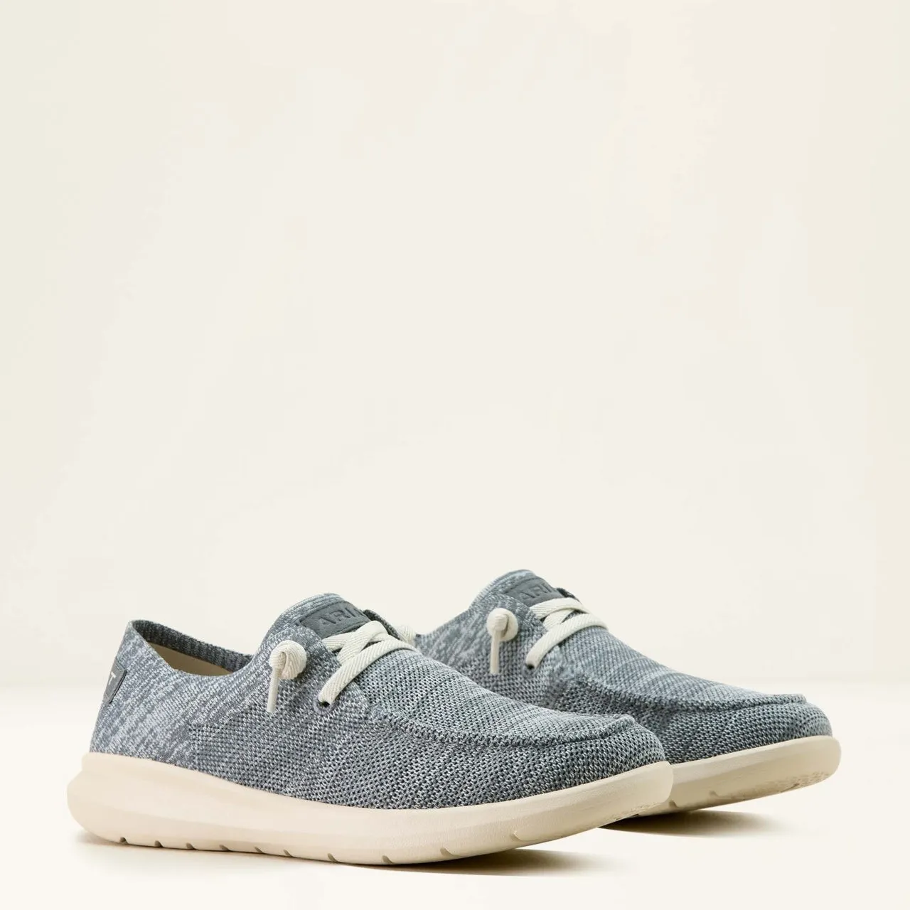 Ariat Women's Heathered Storm Grey Knit Hilo Casual Shoe 10063815 Cotton Touch