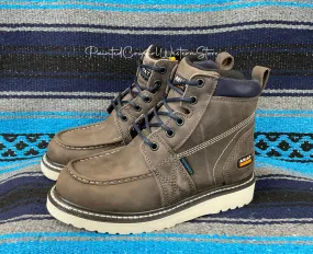 Ariat Women's Rebar Wedge Moc Toe Grey Waterproof Work Boot 10035770 Sturdy Fit Footwear