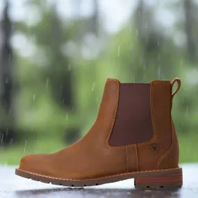 Ariat Women's Wexford Weathered Brown Leather Waterproof Chelsea Boot 10033941 Art Gallery Comfort And Durability