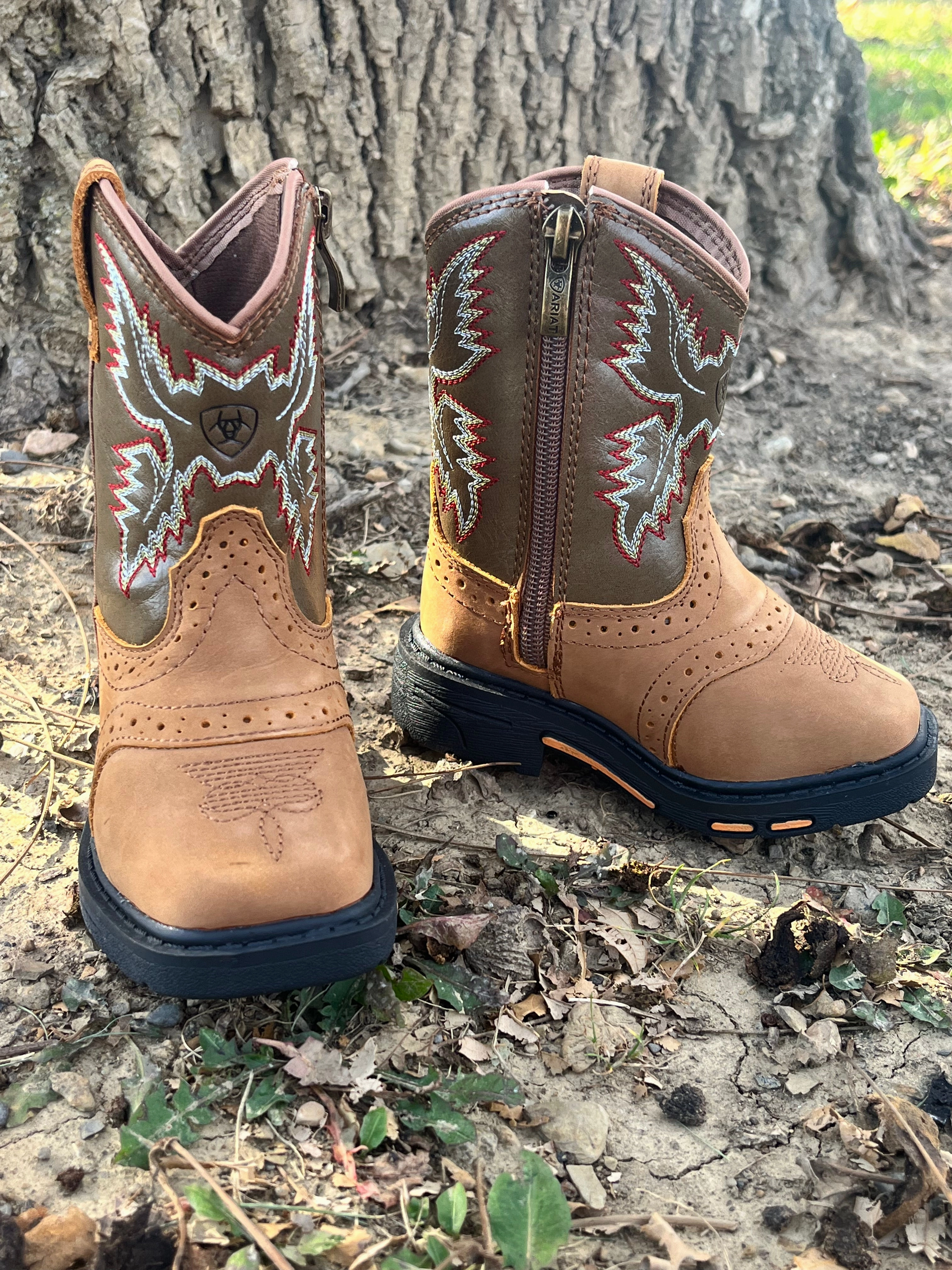 Hope Step Comfort Tongue Ariat Lil' Stomper Toddler Durango Western Cowboy Boot A441001044