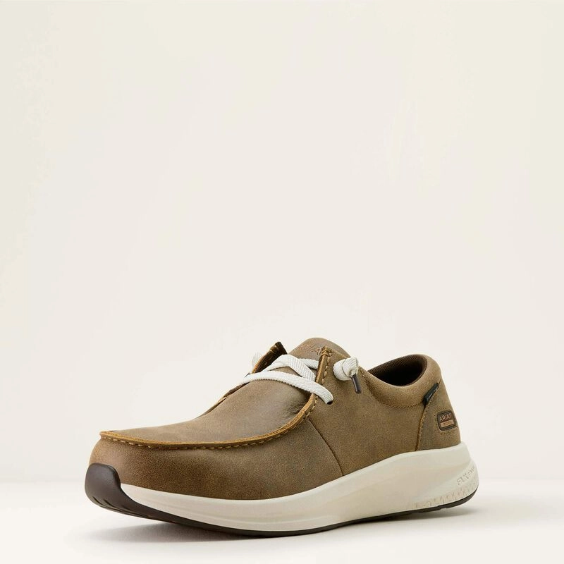 Ariat Men's Brown Bomber Leather Buckeye Steel Toe Work Shoe 10063828 Outdoor Ready