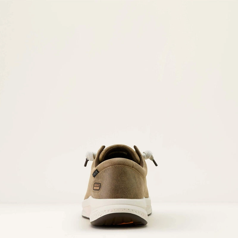 reinforced sole Quick Comfort Ariat Men's Brown Bomber Leather Buckeye Steel Toe Work Shoe 10063828