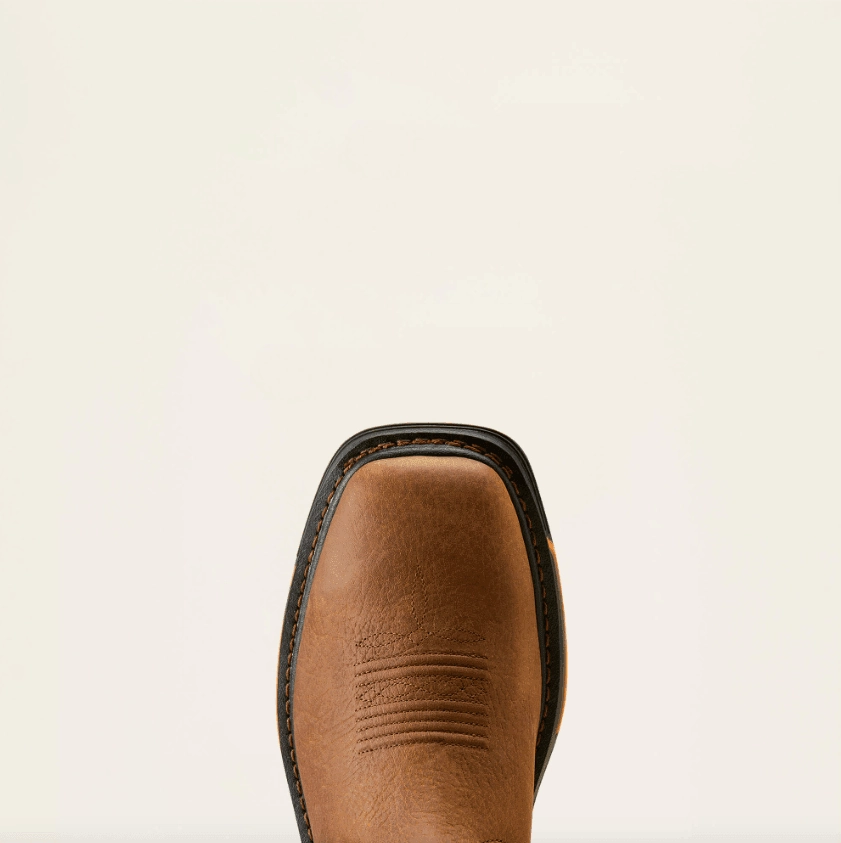 Ariat Men's Earth & Graphite Big Rig Tread VentTek Square Toe Work Boot 10050828 Wind Resistant MachineWashable