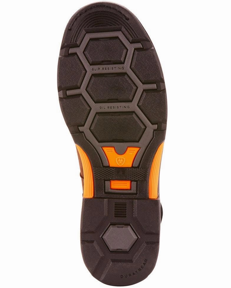 Sharp Look Ariat Men's Overdrive XTR 6" Distressed Brown Waterproof Composite Toe Boot 10025005