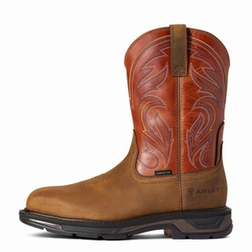 Ariat Men's WorkHog XT Cottonwood Carbon Toe Work Boots 10038316 Sport Inspired Sweat Wicking