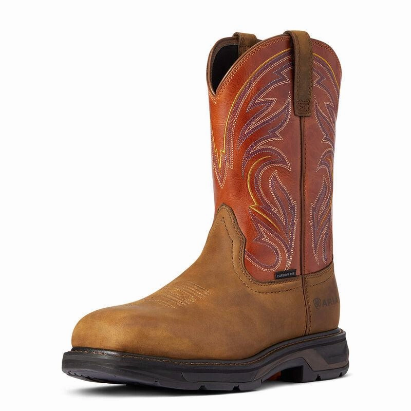 Trail Strength Cold-resistant Ariat Men's WorkHog XT Cottonwood Carbon Toe Work Boots 10038316