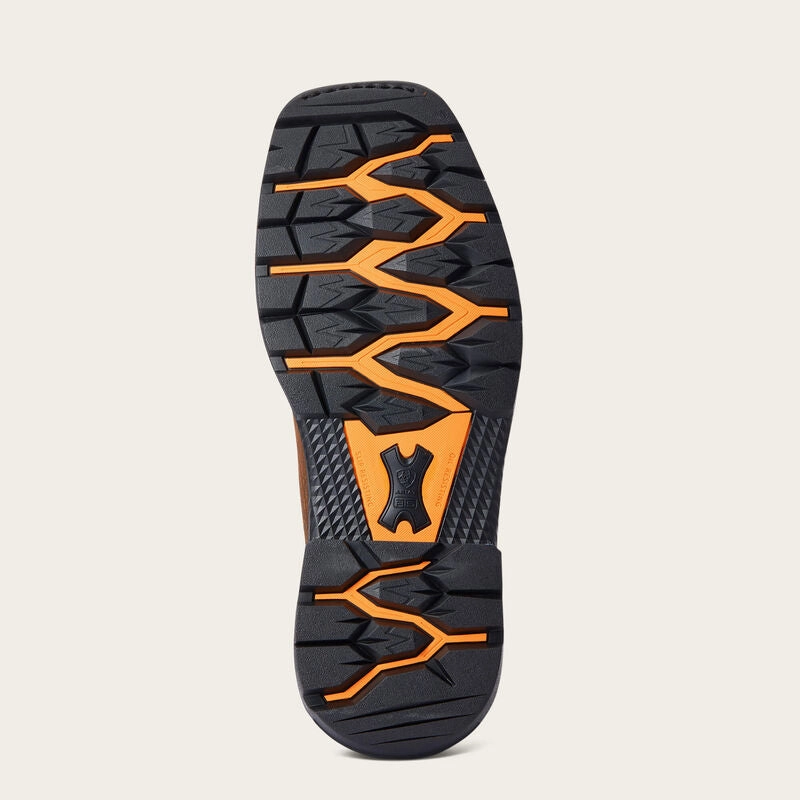 Ariat Mens Big Rig Rye Brown & Wicker Square Toe Work Boot 10033963 Comfortable Wear