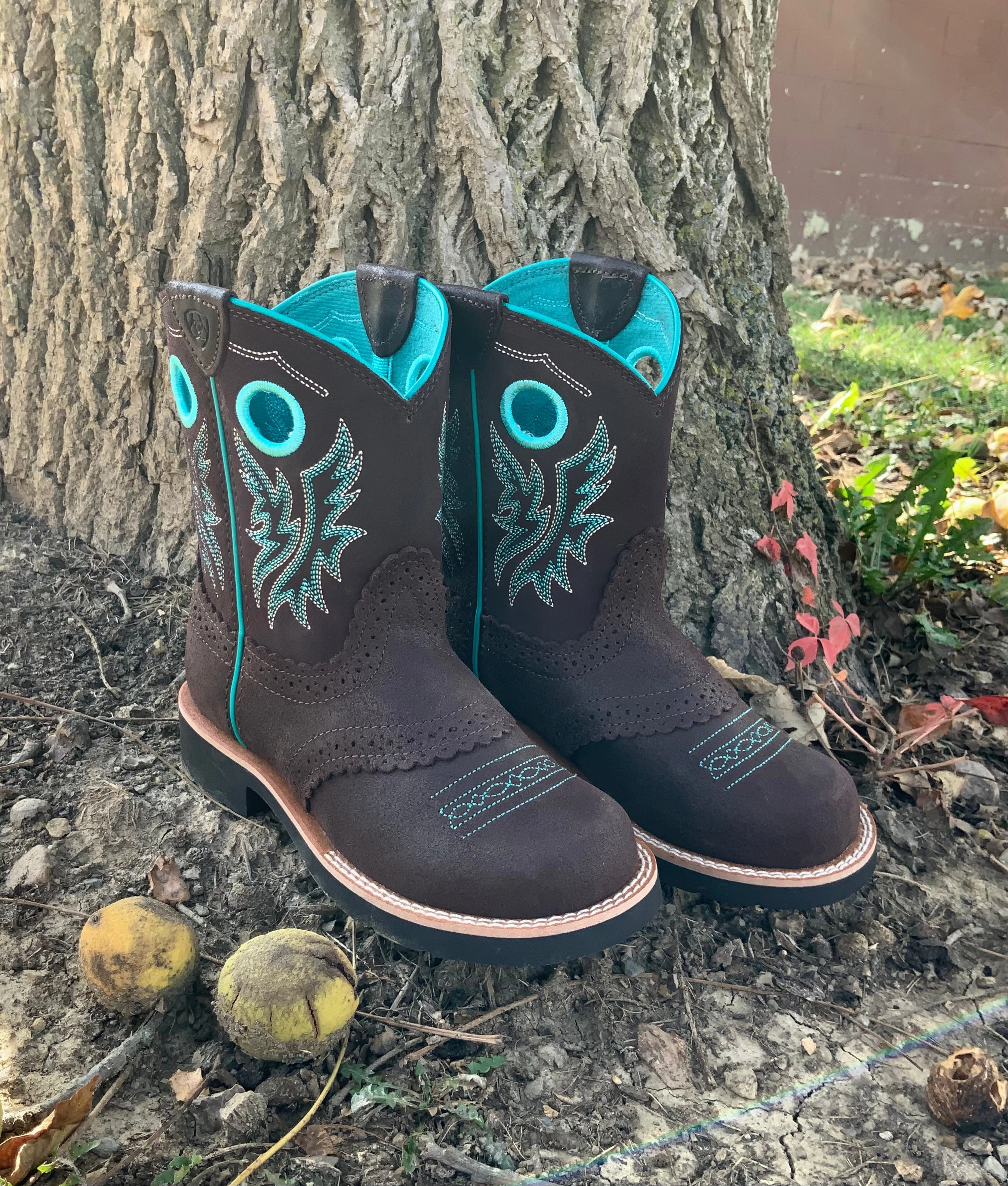 Ariat Toddler/Children's/Youth Royal Chocolate Fatbaby Western Cowgirl Boots 10042537 Comfortable Premium materials