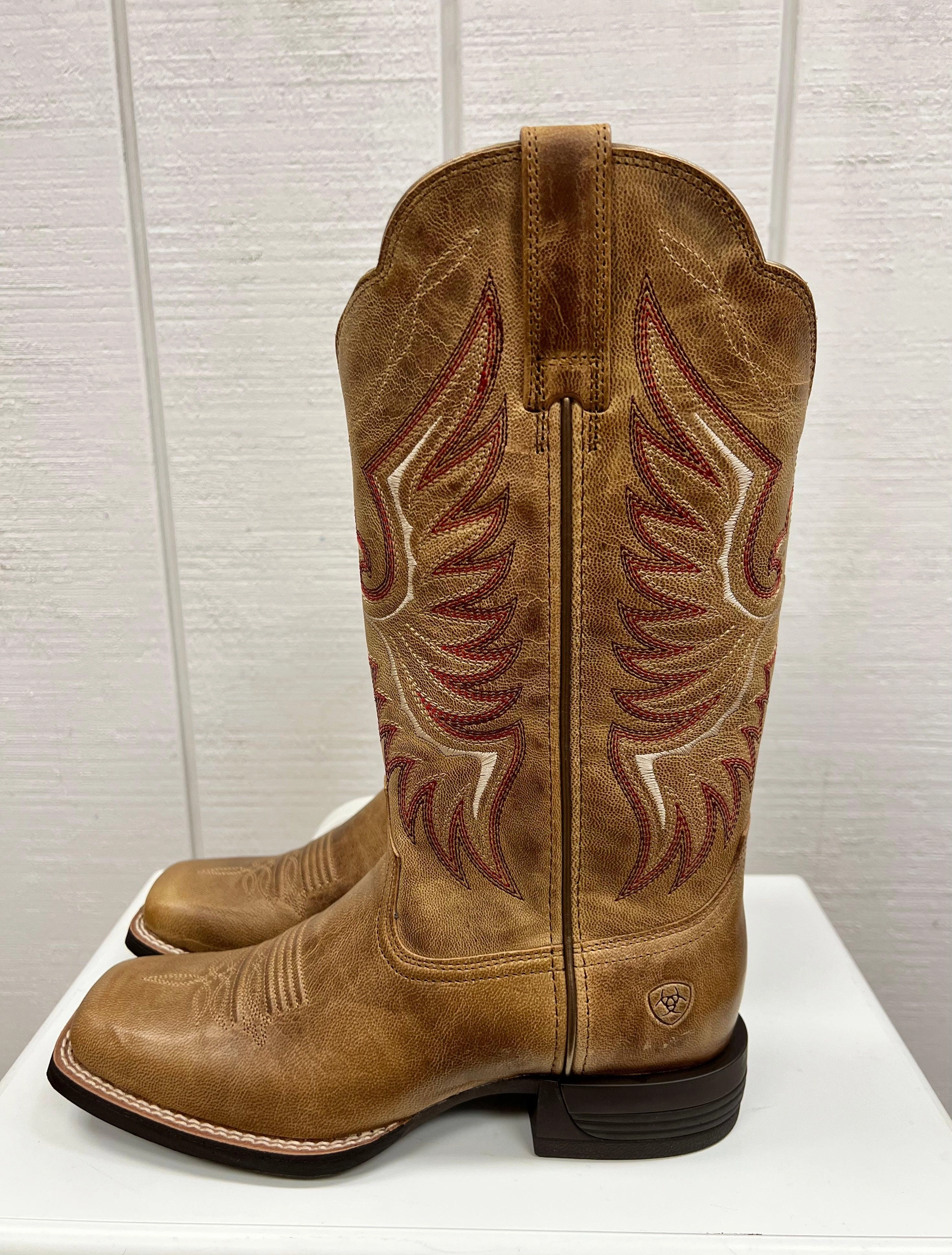 Easy Fit Farmer Ariat Women's Almond Bluff Rockdale Western Cowgirl Boot 10044415