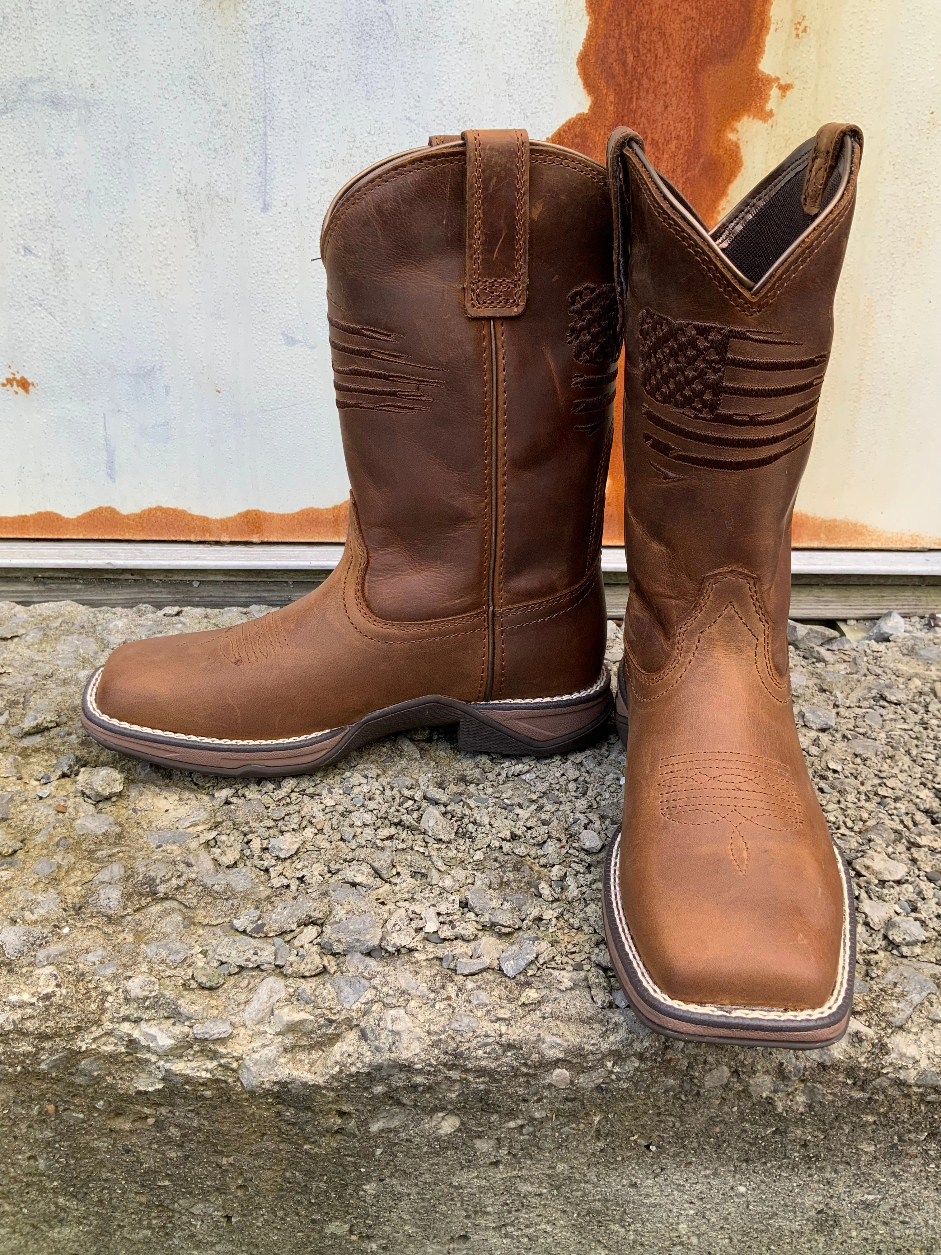 Desert Expedition Comfort Straps Ariat Women's Anthem Patriot Square Toe Cowgirl Boots 10040271